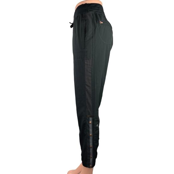 Lululemon Black Drawstring Mid Rise Workout Athletic Jogger Sweatpants Size S - Picture 2 of 5